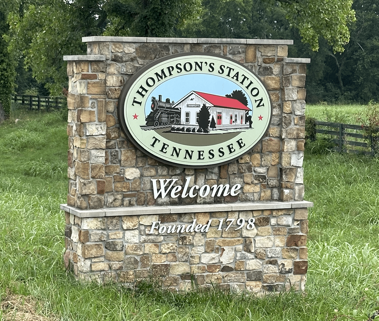 thompsons station sign